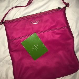 Kate Spade Vinyl Crossbody Purse- Pink